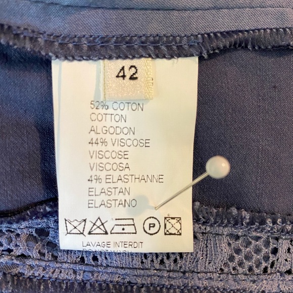 Blue Infinitif Paris top size 8. (42 in France) - Picture 8 of 8